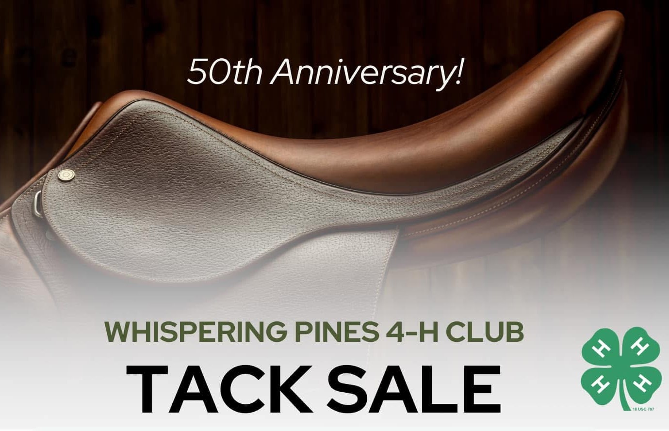 Whispering Pines 4-H Club-Tack Sale