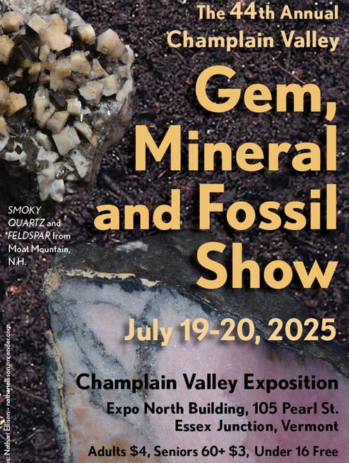 44th Annual Champlain Valley Gem, Mineral and Fossil Show
